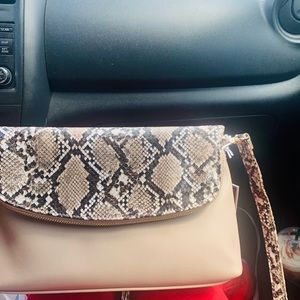 Snake skin crossbody